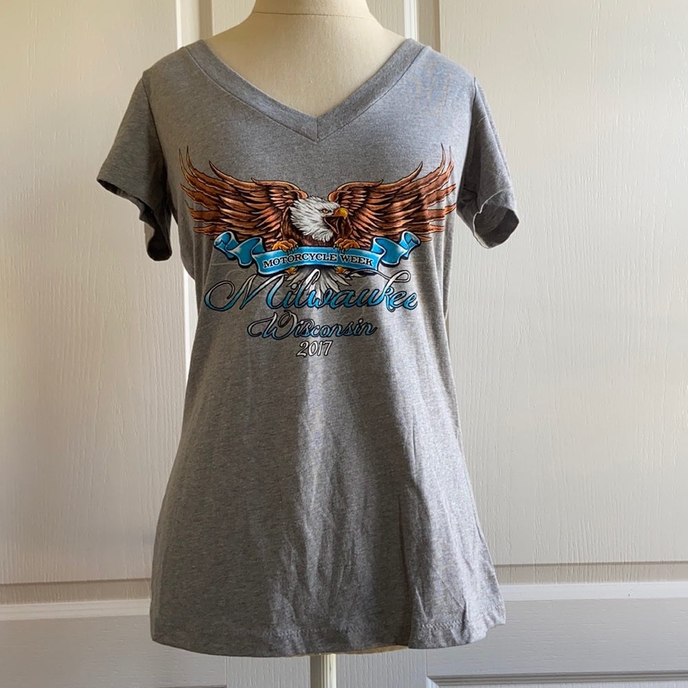 ☀️2 for 10 Milwaukee 2017 motorcycle week tee shirt